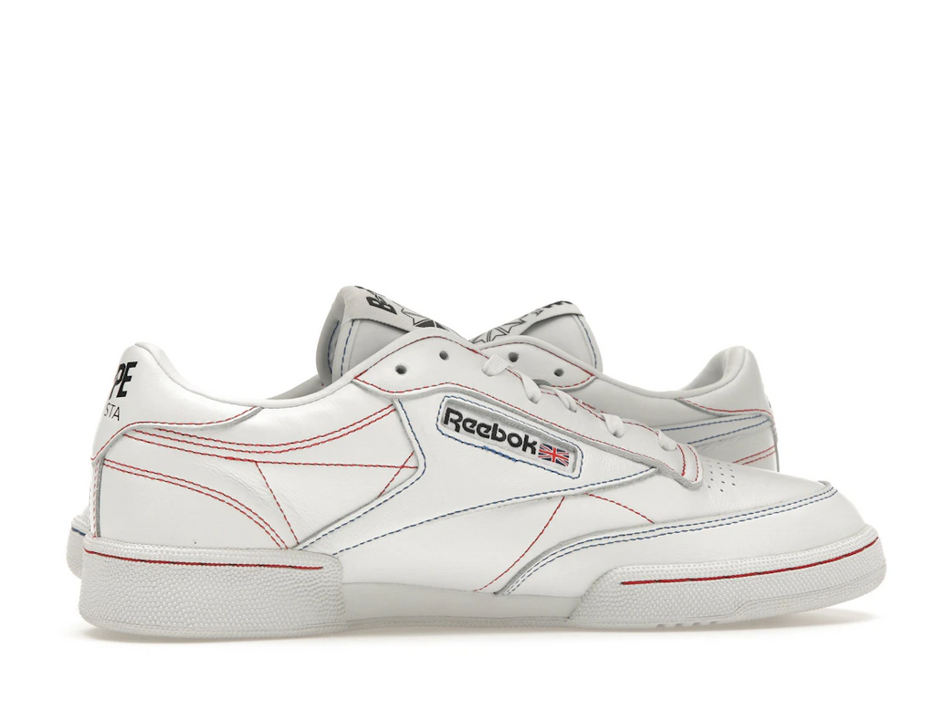 Reebok Club C 85 Bape White Contrast Stitch