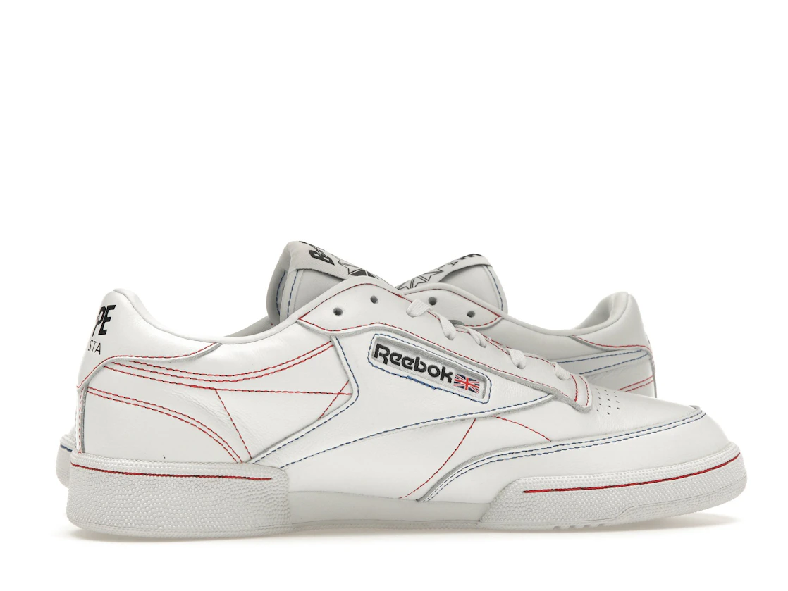 Reebok Club C 85 Bape White Contrast Stitch