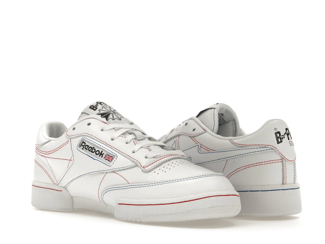 Reebok Club C 85 Bape White Contrast Stitch