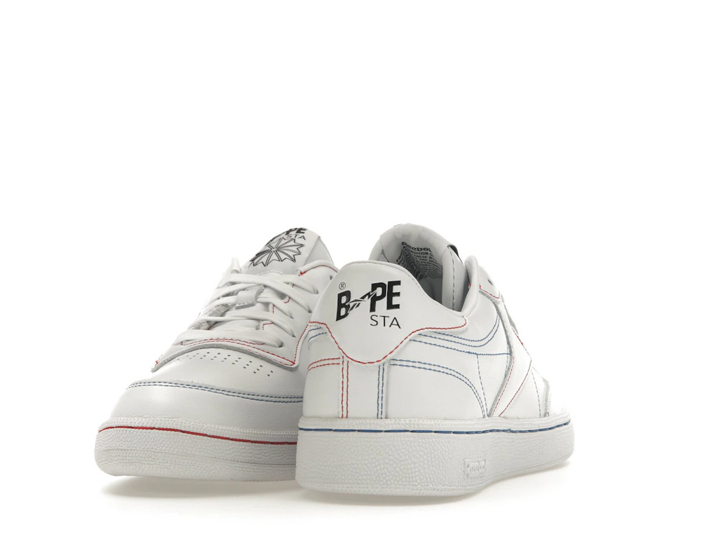 Reebok Club C 85 Bape White Contrast Stitch