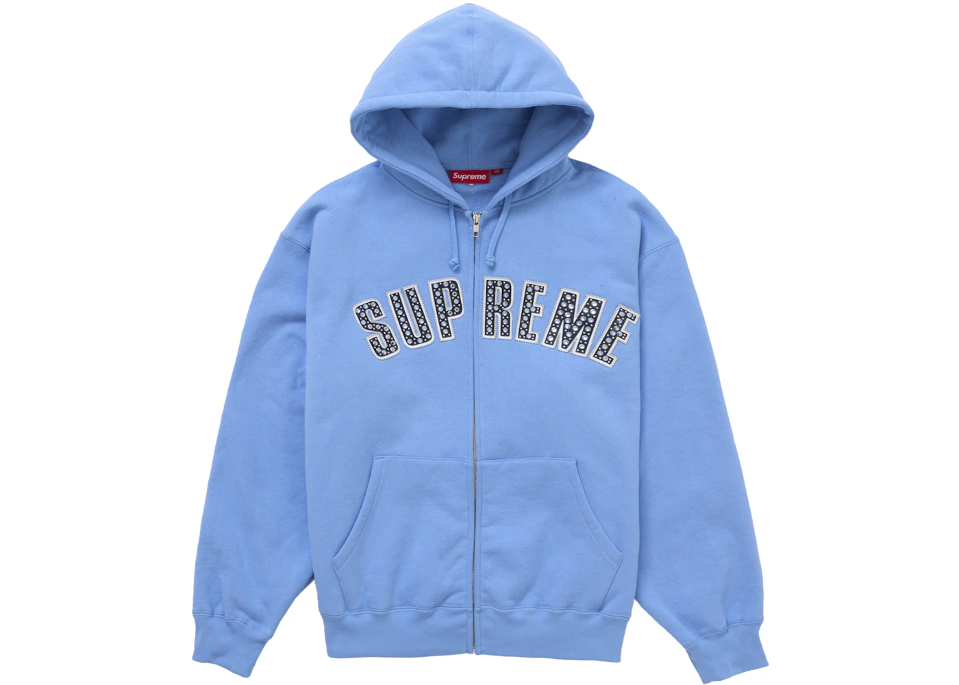 Supreme b.b. Simon Zip Up Hooded Mikina Blue