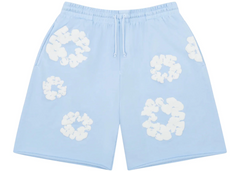Denim Tears The Cotton Wreath teplákové kraťasy Powder Blue