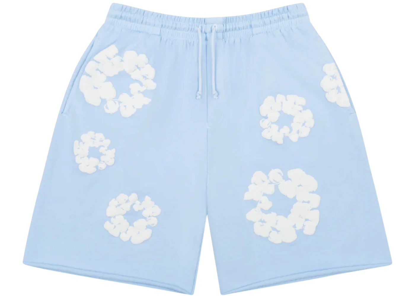 Denim Tears The Cotton Wreath teplákové kraťasy Powder Blue