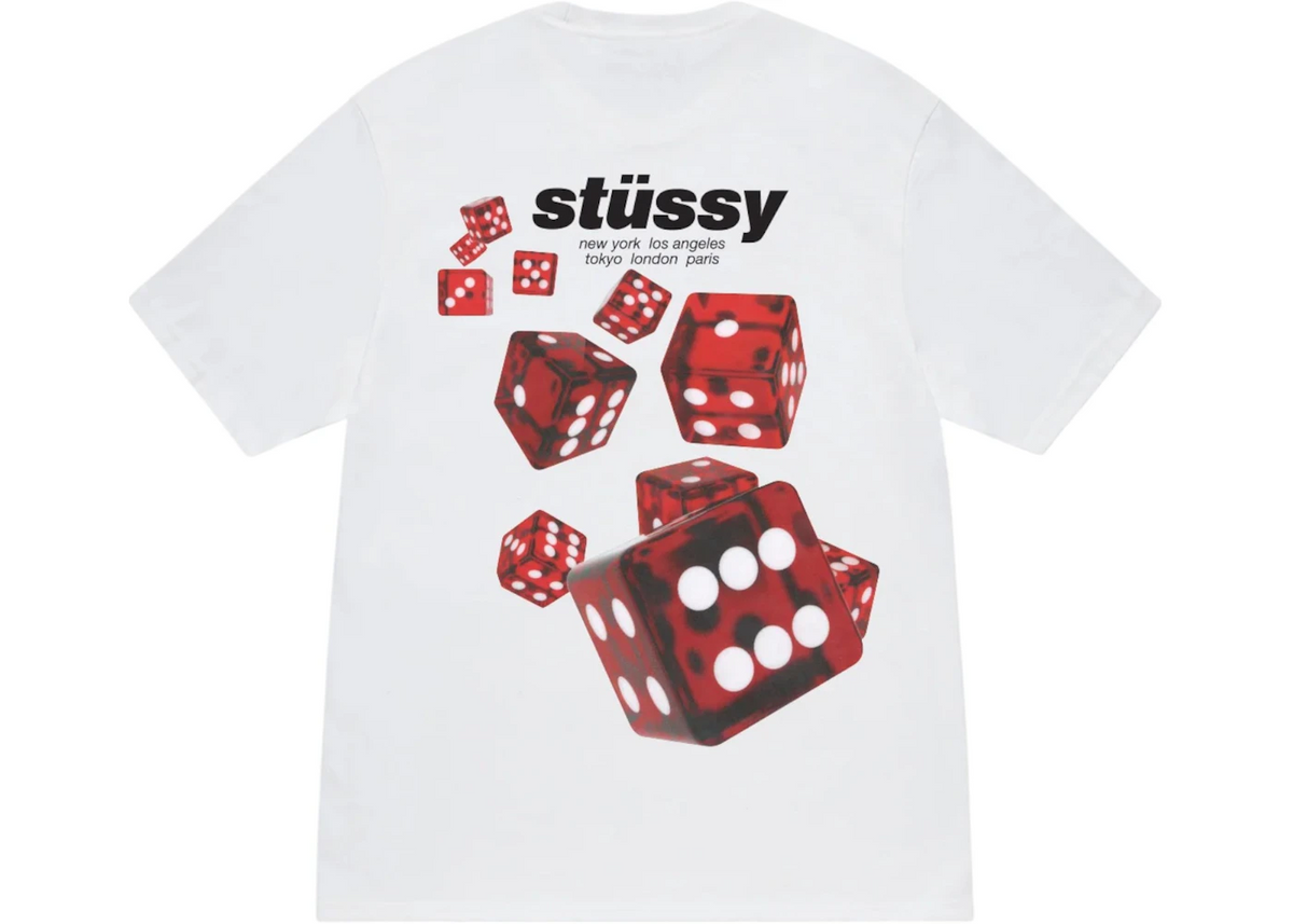 tričko Stussy Rollers Tee White ADONIO