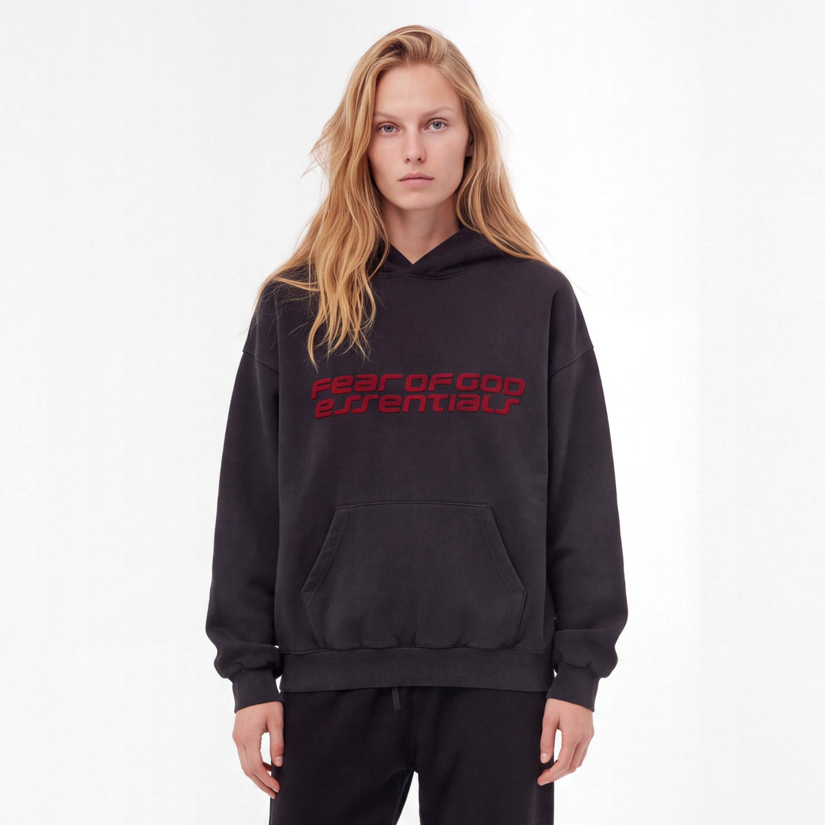 Fear of God Essentials 90s Hoodie Iron Grey ADONIO