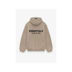 Fear of God Essentials S24 Fleece Hoodie Desert ADONIO