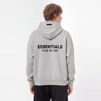 Fear of God Essentials S24 Fleece Hoodie Light Heather Grey 192HO246258F ADONIO