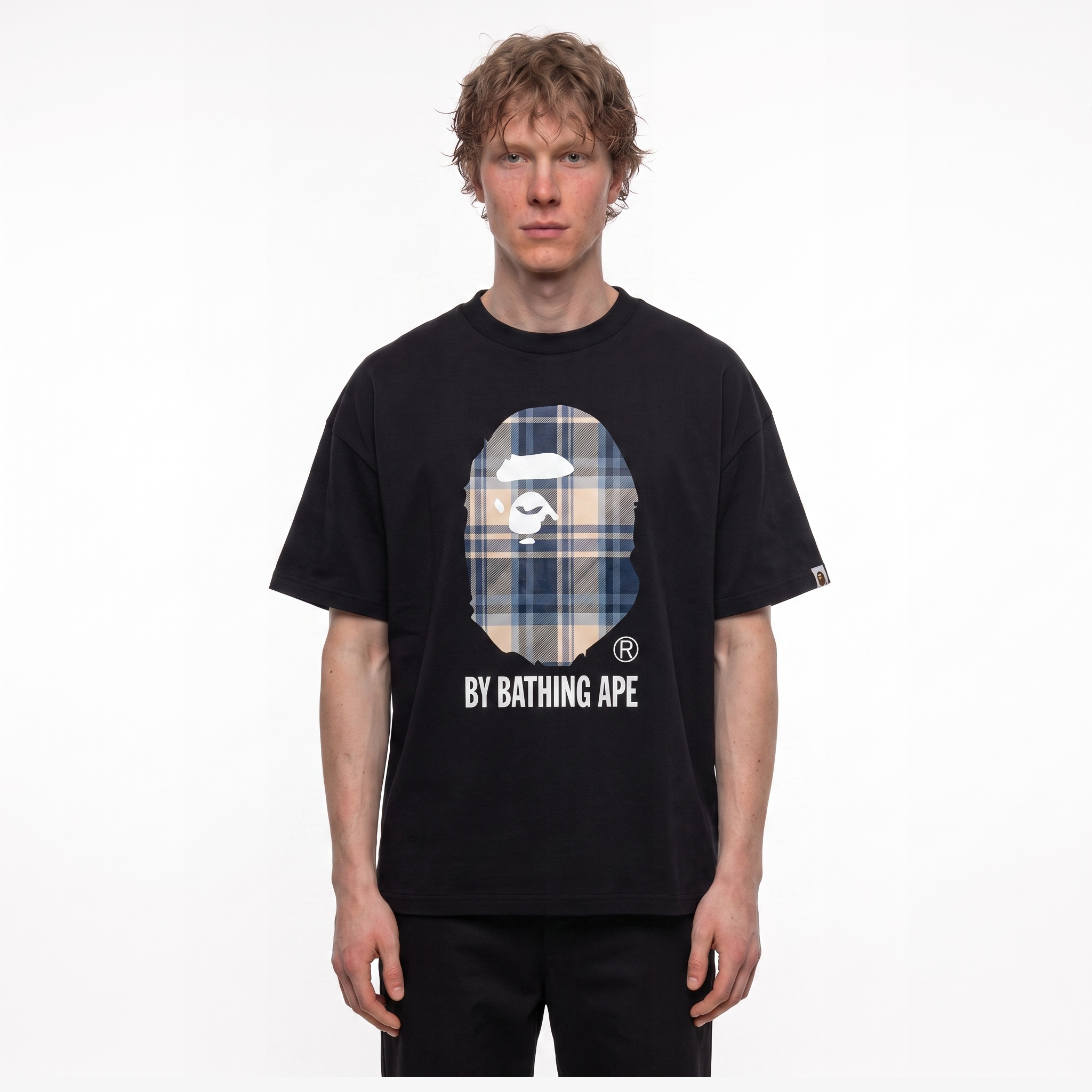 BAPE Check By Bathing Ape T-Shirt Black FW25