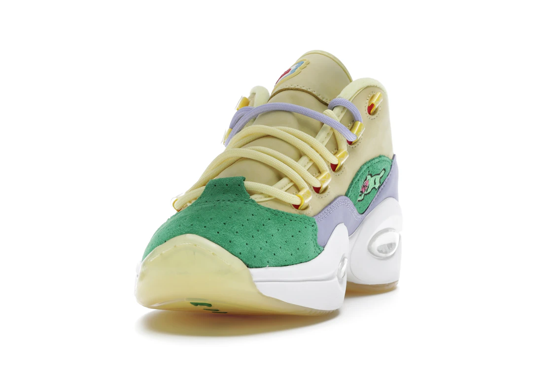 Reebok Question Low BBC Ice Cream Running Dog žlto-zelené