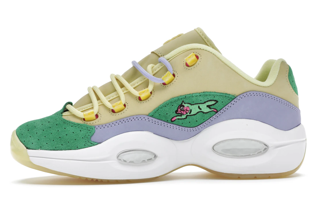 Reebok Question Low BBC Ice Cream Running Dog žlto-zelené
