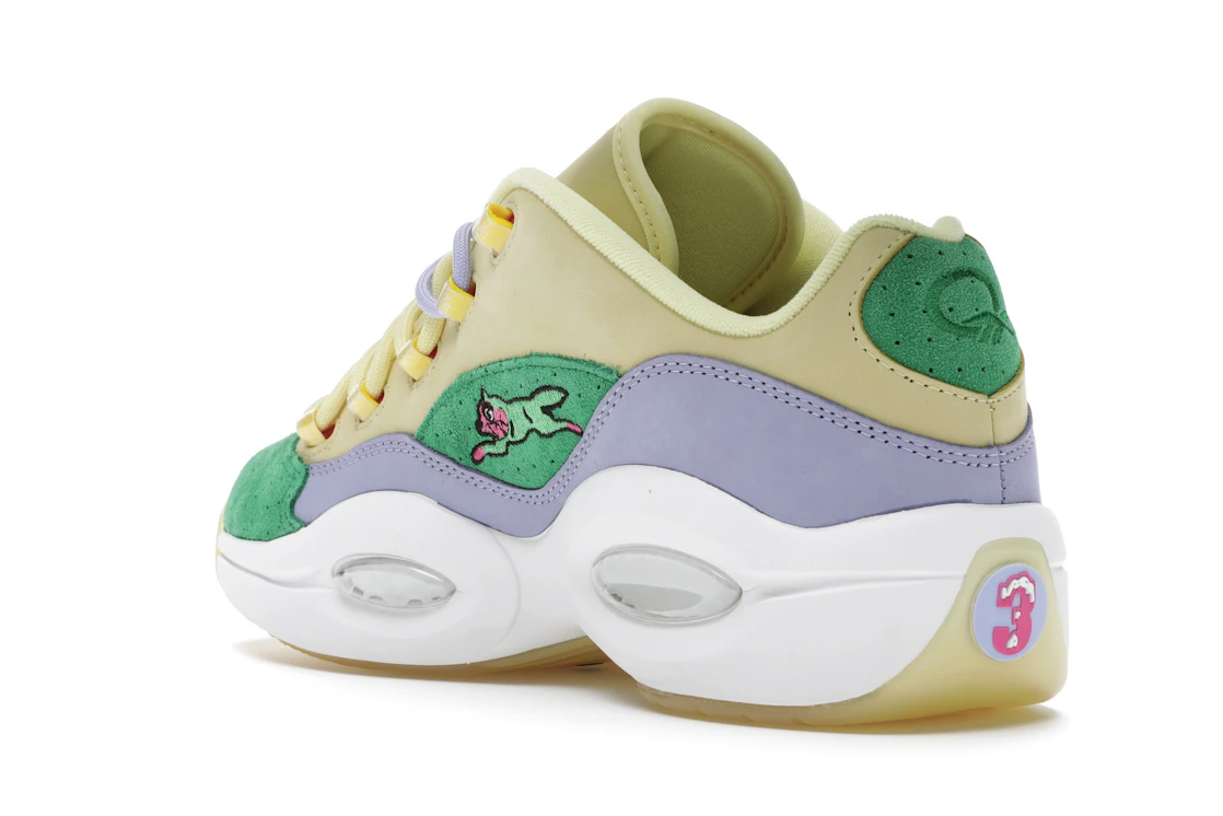 Reebok Question Low BBC Ice Cream Running Dog žlto-zelené
