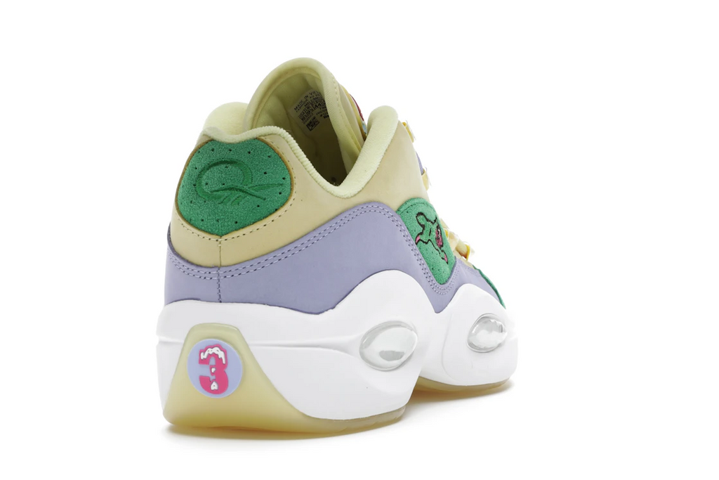Reebok Question Low BBC Ice Cream Running Dog žlto-zelené