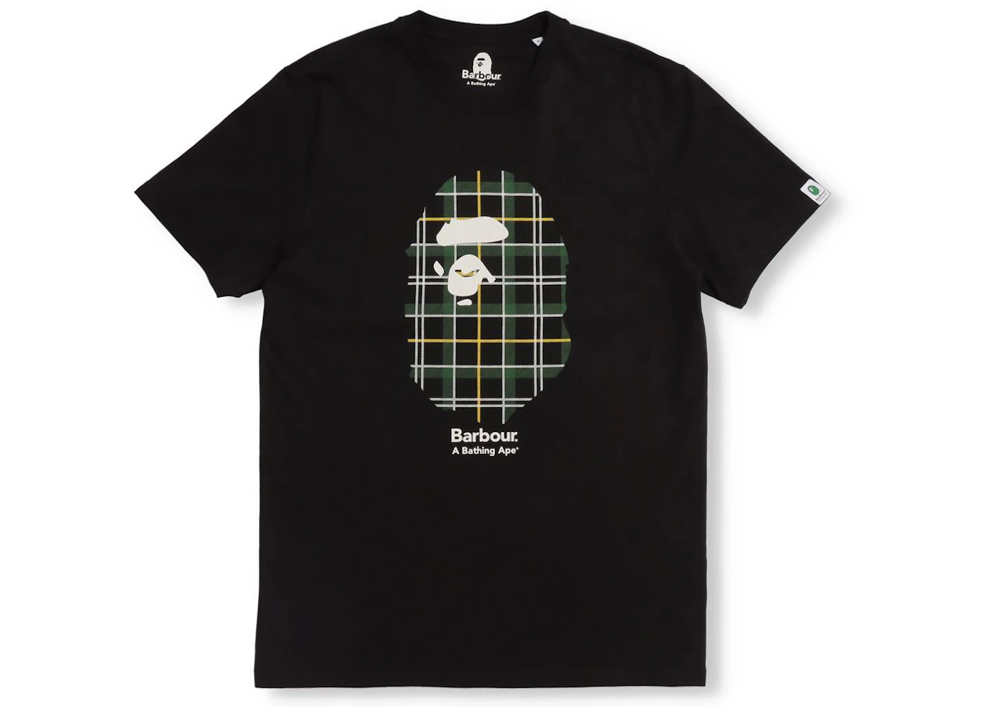 BAPE x Barbour Tričko čierne