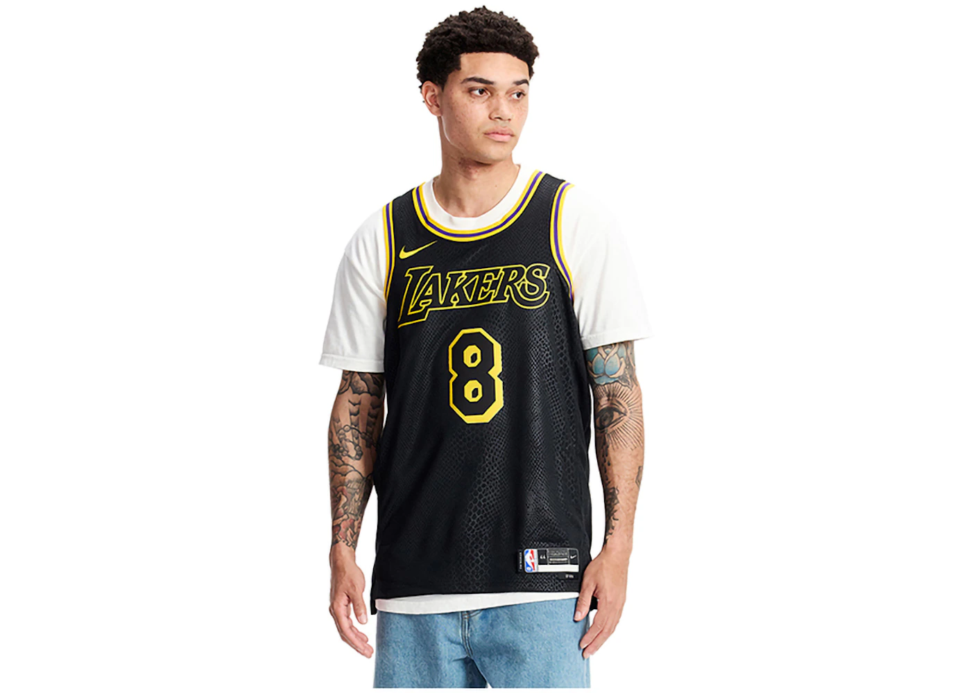 Nike Kobe Mamba Mentality Los Angeles Lakers City Edition Swingman dres (FW23) Black