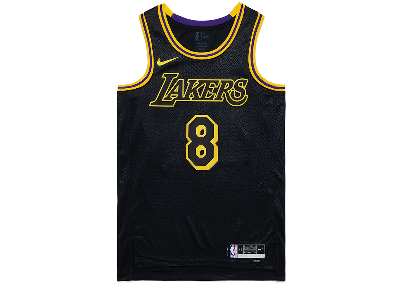 Nike Kobe Mamba Mentality Los Angeles Lakers City Edition Swingman dres (FW23) Black
