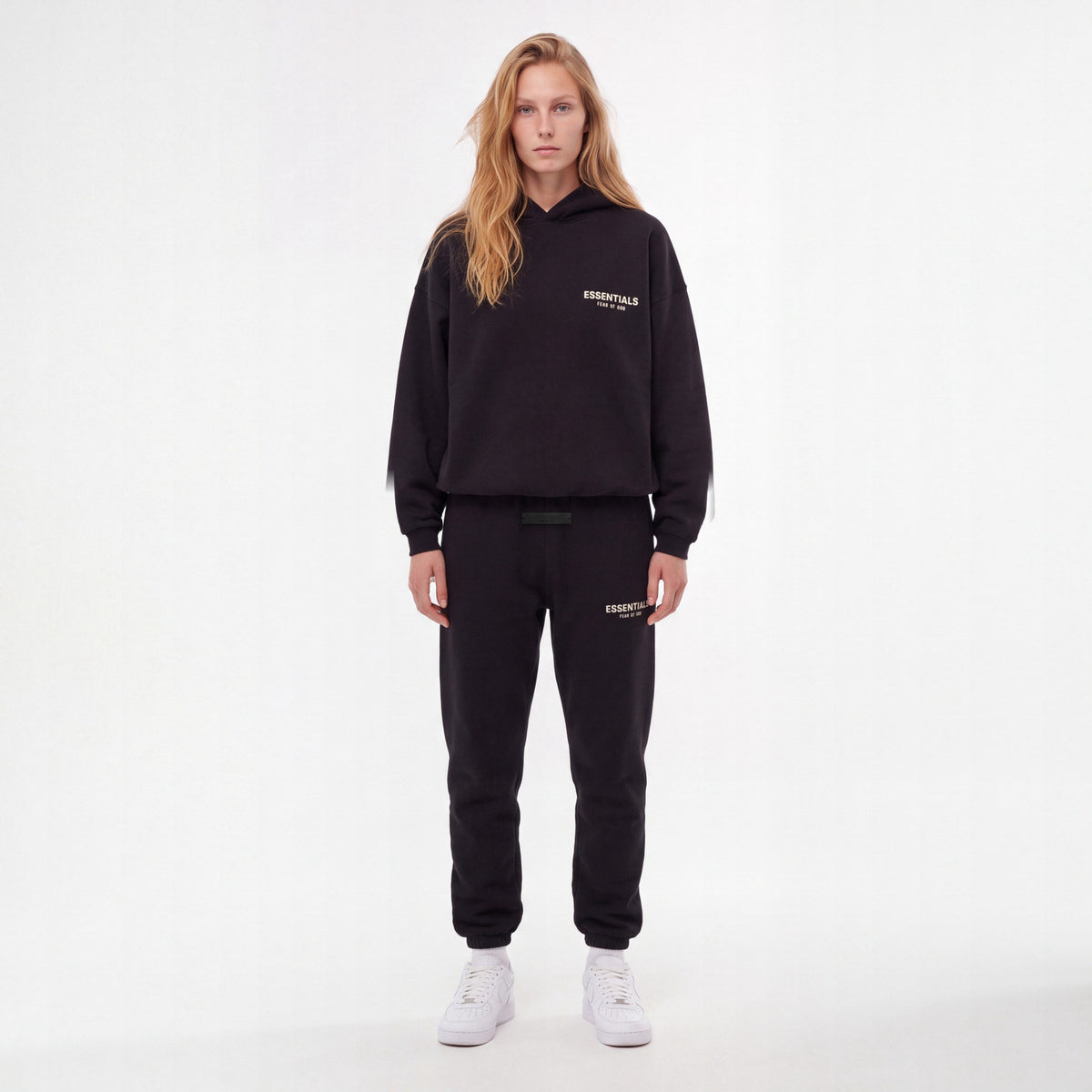 Fear of God Essentials FW24 Black White - Celý set ADONIO