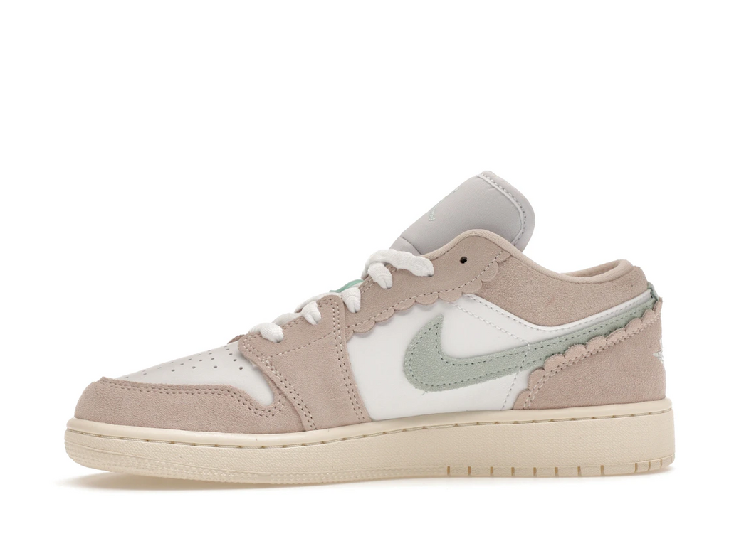 Air Jordan 1 Low White Pink Soft Blue GS