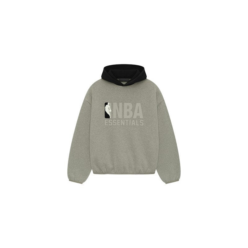 Fear of God Essentials NBA Hoodie (SS25) Warm Heather Grey ADONIO