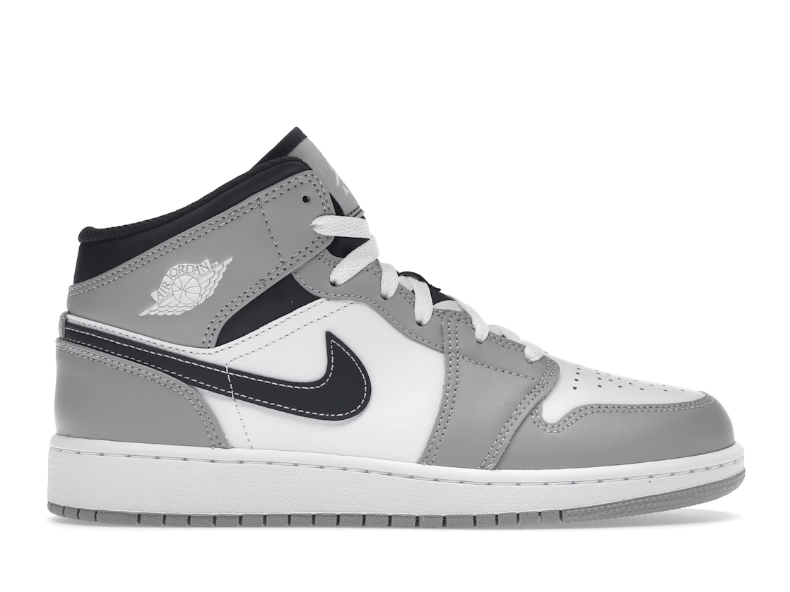 Air Jordan 1 Mid Light Smoke Grey Anthracite (GS)