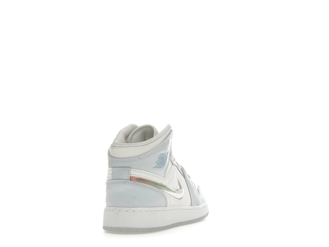 Air Jordan 1 Mid Glitter Swoosh (GS)