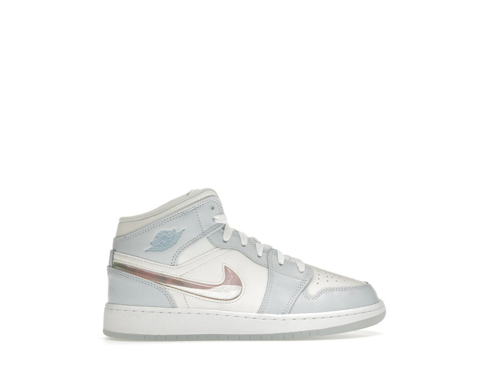 Air Jordan 1 Mid Glitter Swoosh (GS)