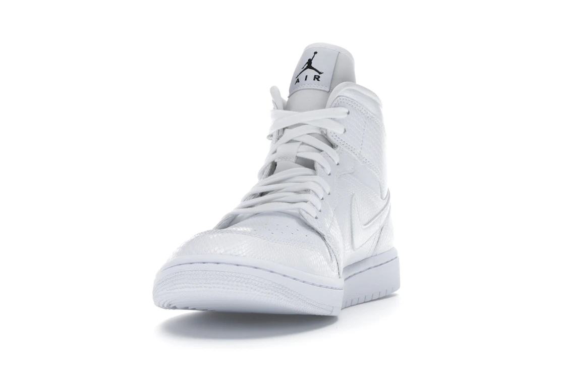 Air Jordan 1 Mid White Snakeskin (W)