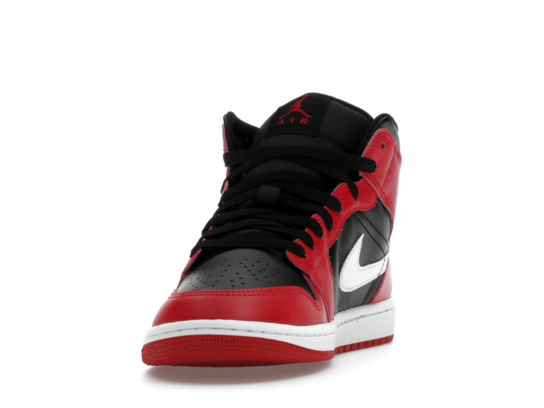 Air Jordan 1 Mid Black Gym Red