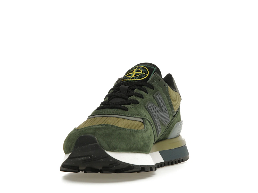 New Balance 574 Legacy Stone Island Tmavozelené