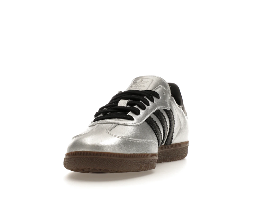 adidas Samba OG Silver Metallic Black Gum