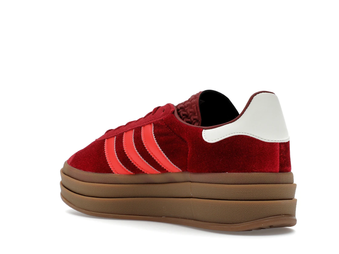 adidas Gazelle Bold Bright Red Velvet