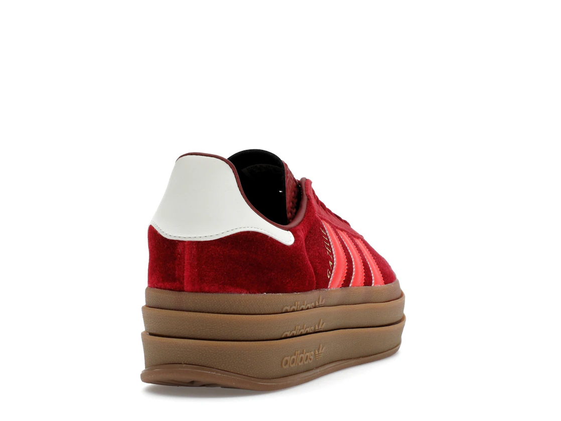 adidas Gazelle Bold Bright Red Velvet