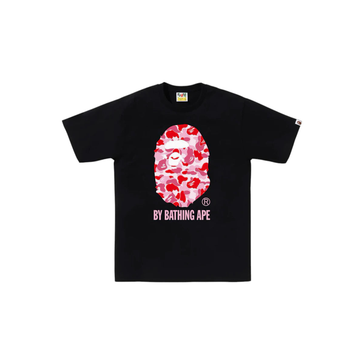 tričko BAPE ABC Camo By Bathing Ape T-Shirt Black/Pink SS25 1L30-110-007 ADONIO