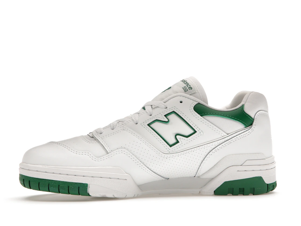 New Balance 550 White Classic Green