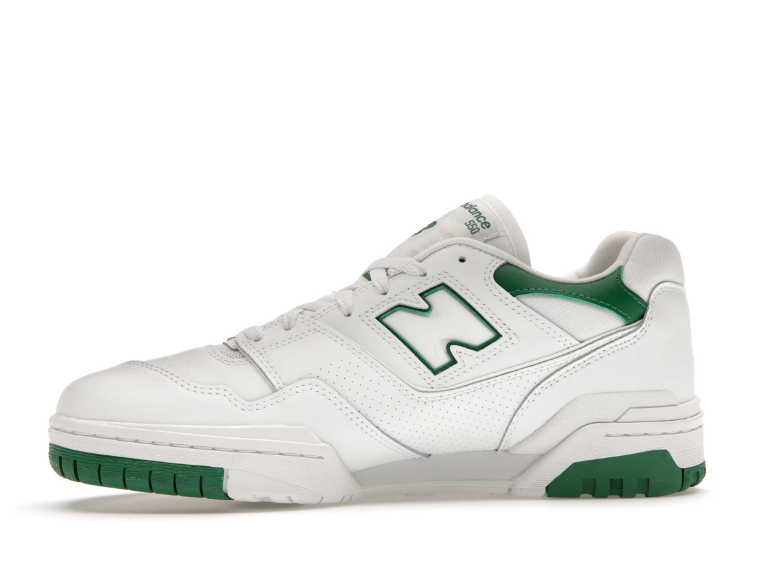 New Balance 550 White Classic Green