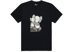 KAWS x Uniqlo UT Tričko s krátkym rukávom s grafikou (americké veľkosti) Čierna