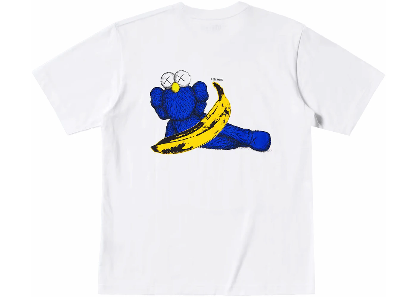 KAWS x Uniqlo Warhol UT Graphic 471321 tričko biele