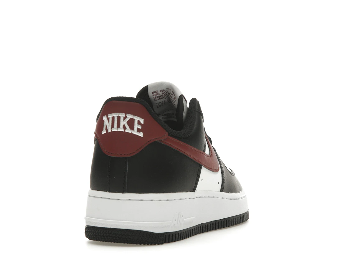 tenisky a boty Nike Air Force 1 Low '07 Black White Dark Team Red FZ4615-001 ADONIO