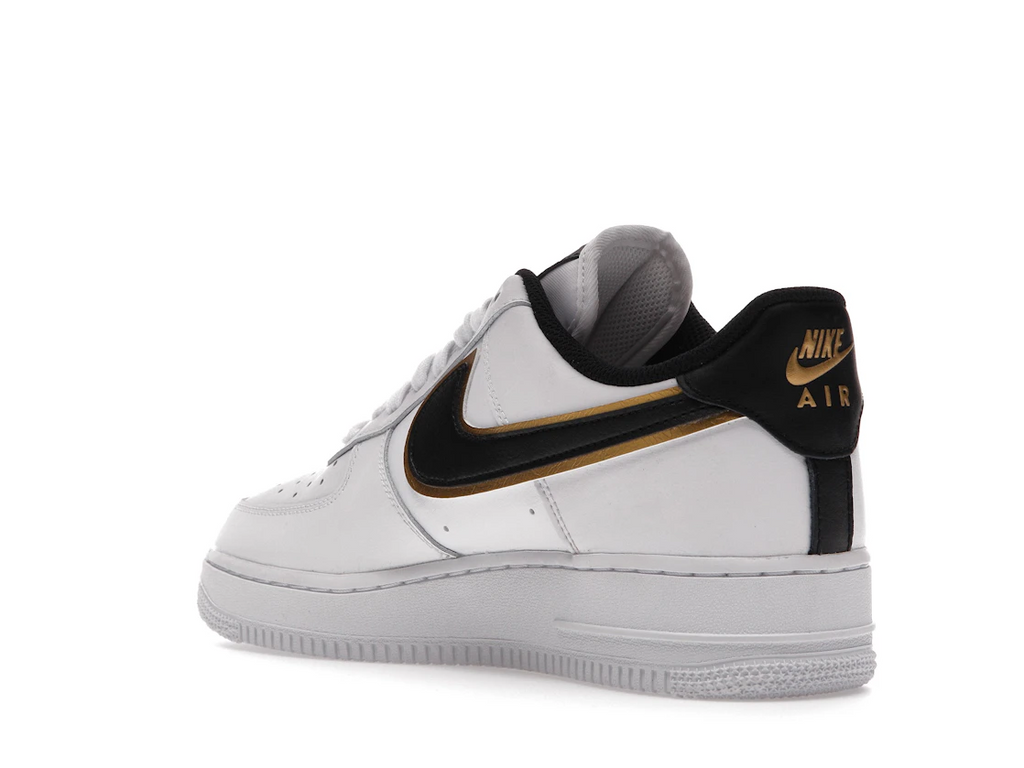 Nike Air Force 1 Low '07 LV8 Double Swoosh White Metallic Gold