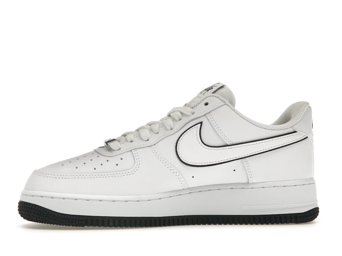 Nike Air Force 1 '07 Low White Black Outline Swoosh