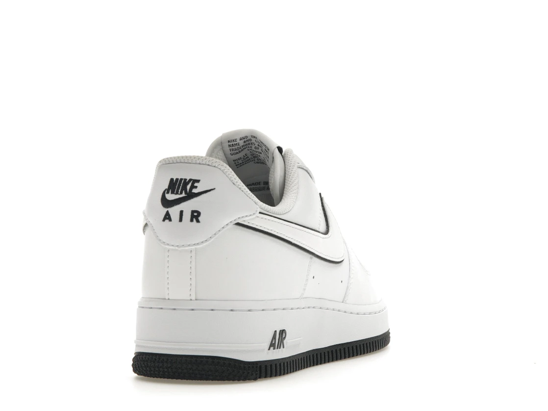 Nike Air Force 1 '07 Low White Black Outline Swoosh