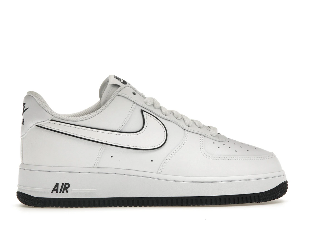 Nike Air Force 1 '07 Low White Black Outline Swoosh