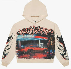 Godspeed Pitstop Hoodie Bone