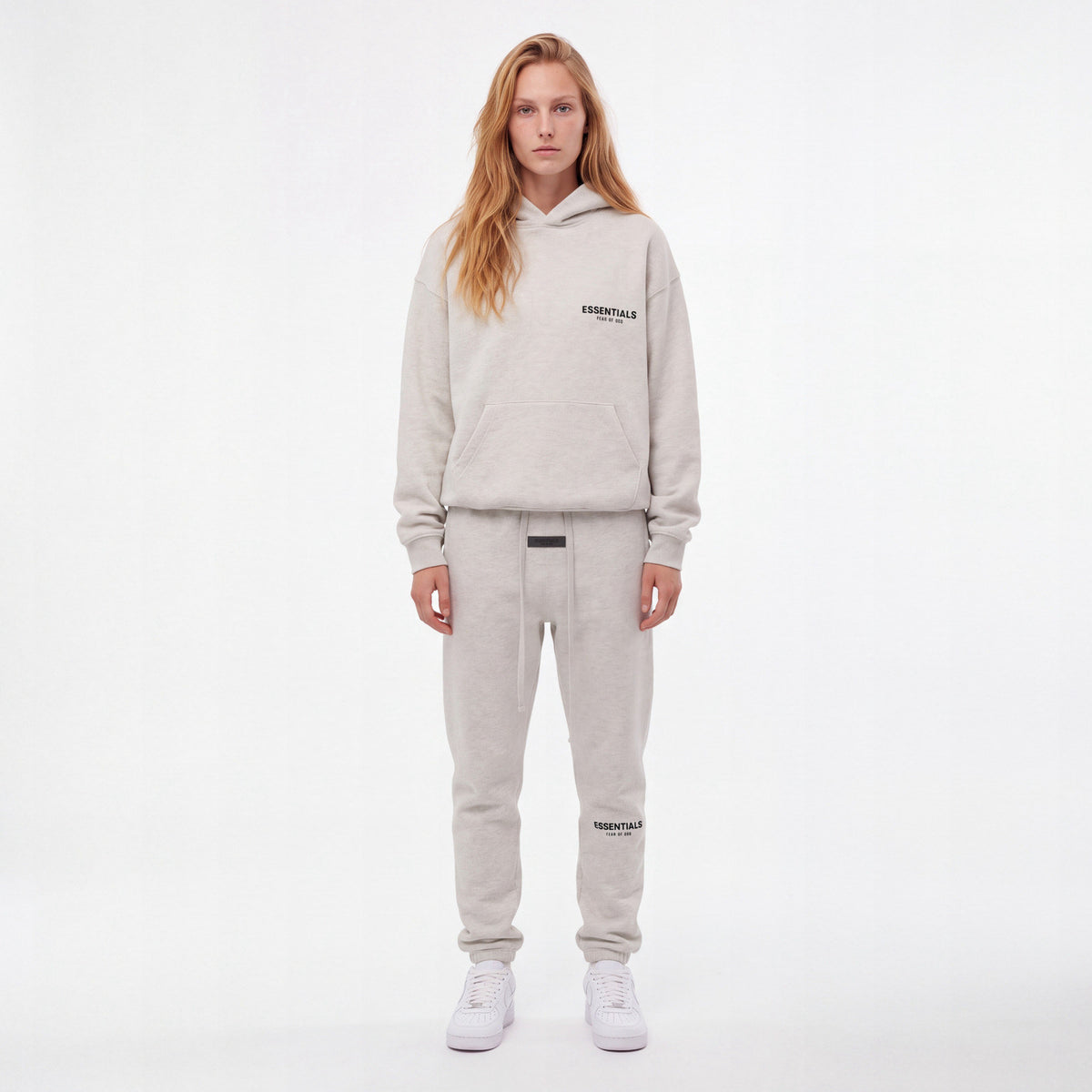 Fear of God Essentials S22 Light Oatmeal - Celý set ADONIO