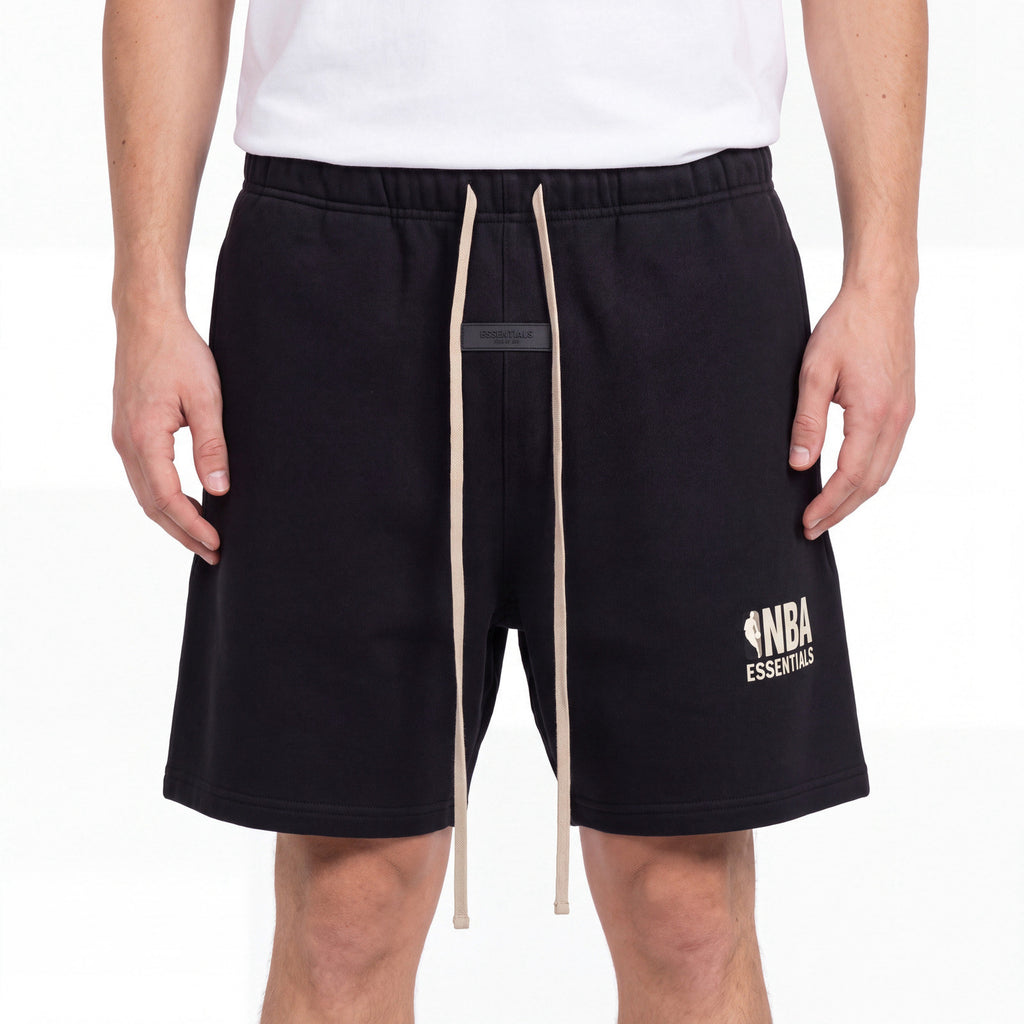Fear of God Essentials NBA Sweatshorts (SS25) Grey Black ADONIO