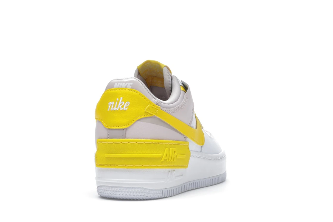 Nike Air Force 1 Low Shadow White Barely Rose Speed Yellow (W)