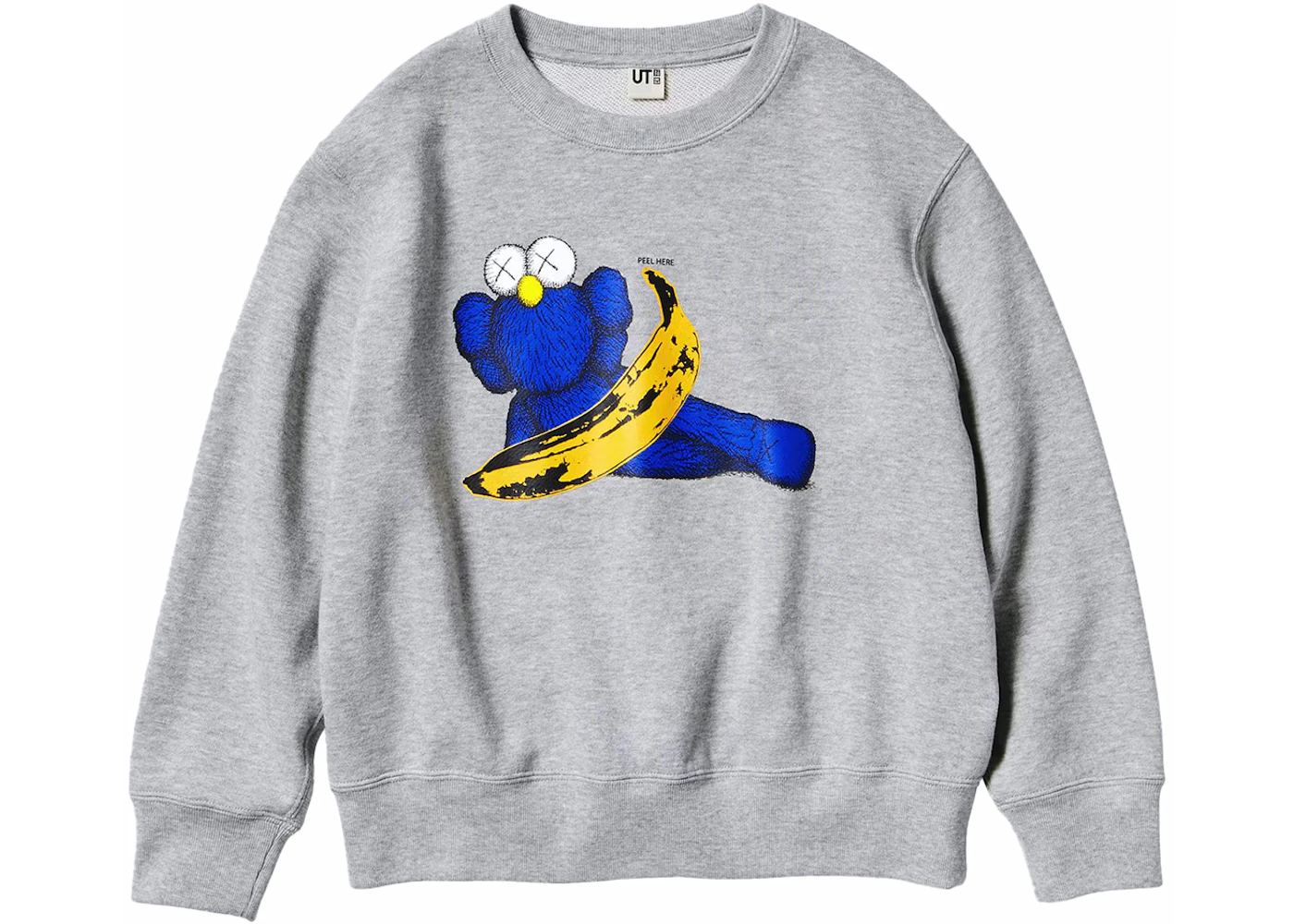 KAWS x Uniqlo Warhol Graphic 472951 Mikina sivá