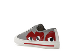 Converse Jack Purcell Comme des Garcons PLAY sivé červené