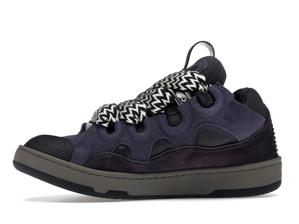 Lanvin Curb Tenisky Fialovo-čierne
