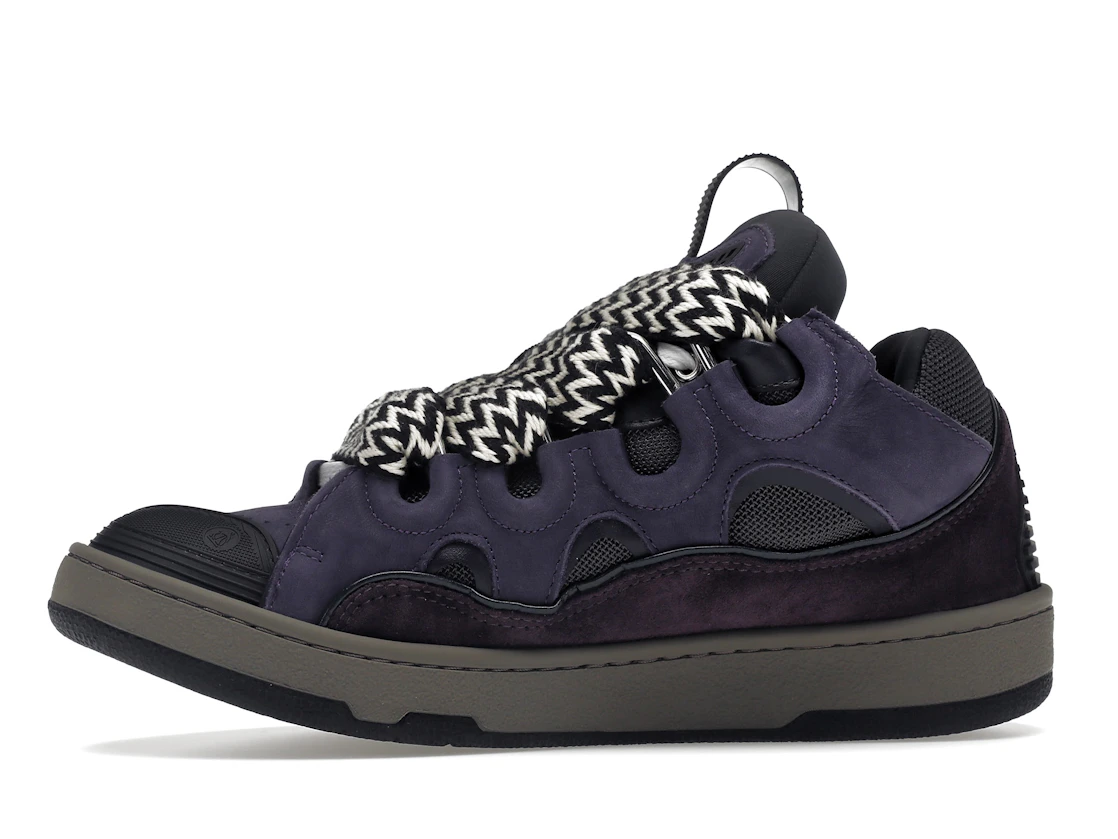 Lanvin Curb Tenisky Fialovo-čierne