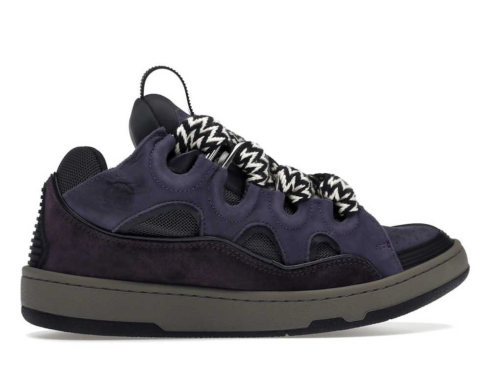 Lanvin Curb Tenisky Fialovo-čierne